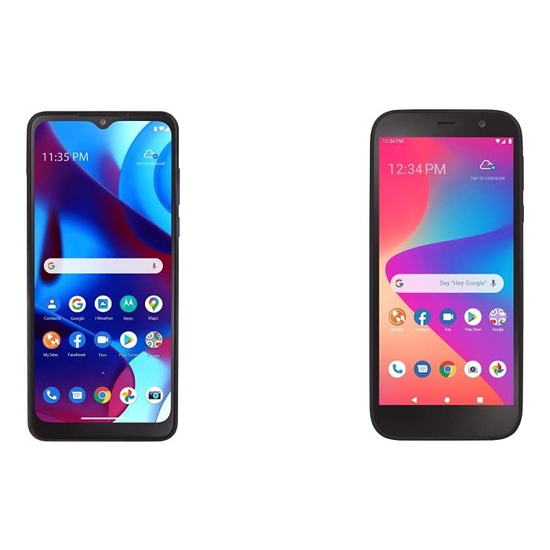 Simple Mobile Motorola Moto g Pure， 32GB， Blue - Prepaid Smartphone (Locked)